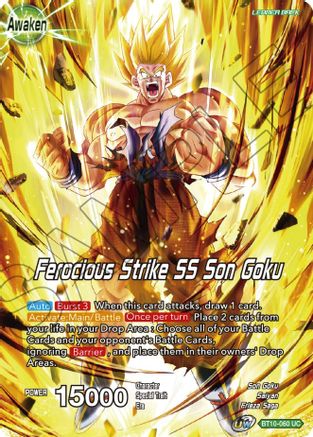 Image of Son Goku // Ferocious Strike SS Son Goku (BT10-060) - Theme Selection History of Son Goku Foil