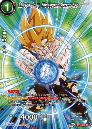 Image of SS Son Goku, the Legend Personified (BT13-012) - Theme Selection History of Son Goku Foil