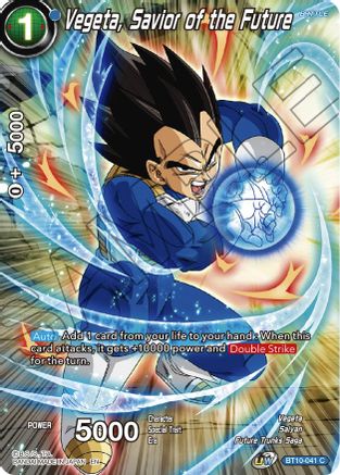 Image of Vegeta, Savior of the Future (BT10-041) - Theme Selection History of Vegeta Foil