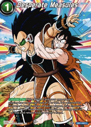 Image of Desperate Measures (DB1-040) - Theme Selection History of Son Goku Foil
