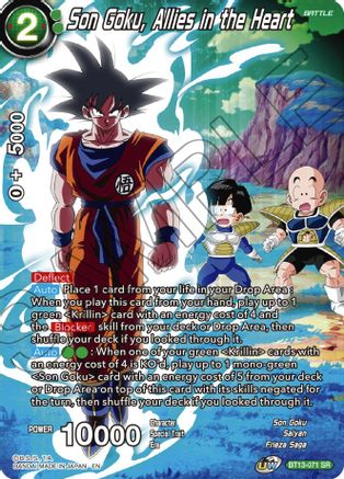 Image of Son Goku, Allies in the Heart (BT13-071) - Theme Selection History of Son Goku Foil