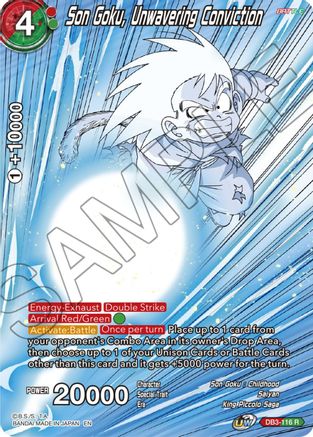Image of Son Goku, Unwavering Conviction (DB3-116) - Theme Selection History of Son Goku Foil