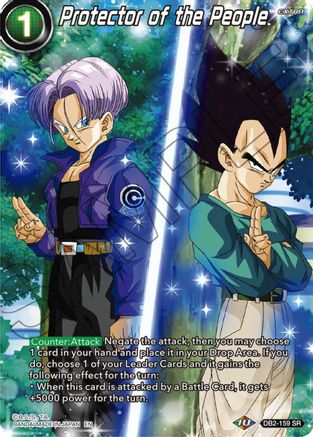 Image of Protector of the People (DB2-159) - Theme Selection History of Vegeta Foil