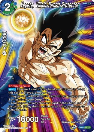 Image of Vegeta, Villain-Turned-Protector (DB3-126) - Theme Selection History of Vegeta Foil