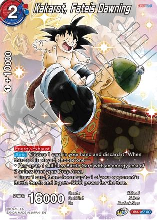 Image of Kakarot, Fate's Dawning (DB3-127) - Theme Selection History of Son Goku Foil