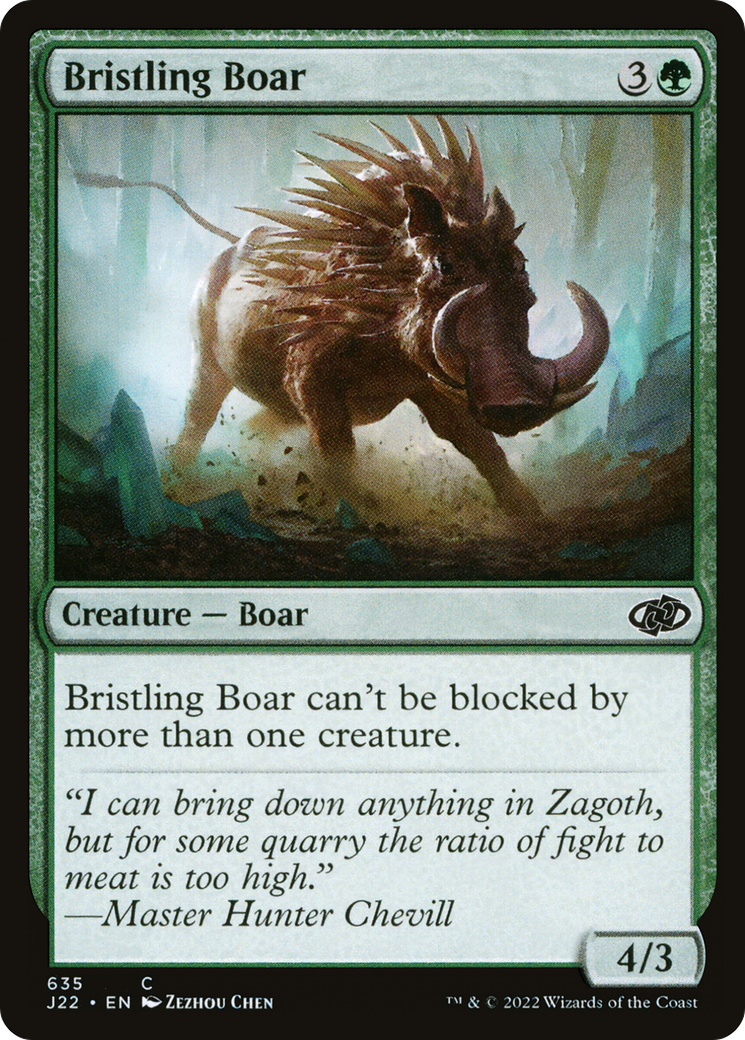 Image of Bristling Boar (J22-635) - Jumpstart 2022