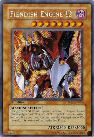 Image of Fiendish Engine Omega (TDGS-EN095) - The Duelist Genesis 1st Edition