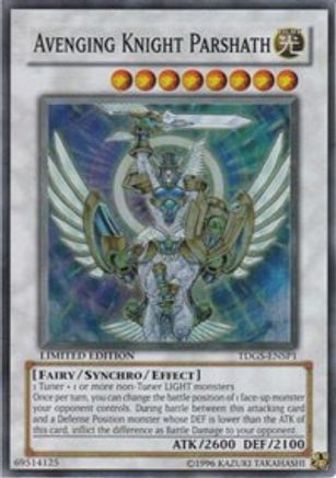 Image of Avenging Knight Parshath (TDGS-ENSP1) (TDGS-ENSP1) - The Duelist Genesis Limited