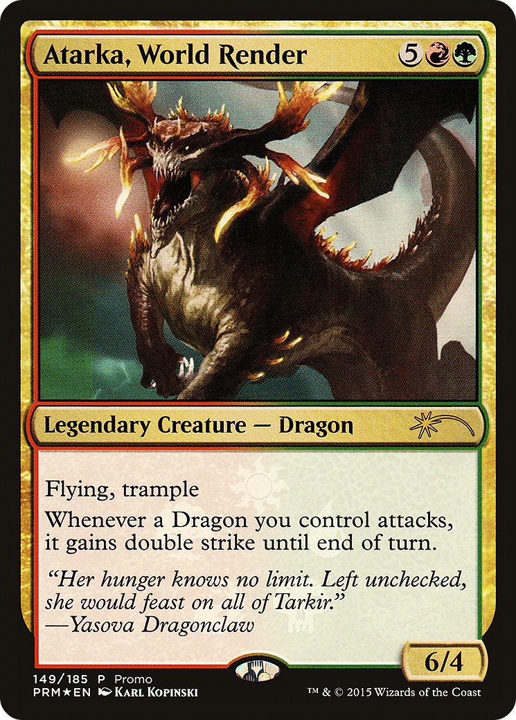Image of Atarka, World Render (UMP-149) - Fate Reforged Promos Foil