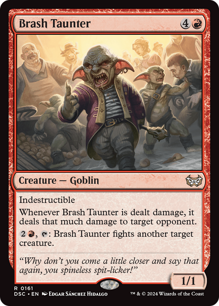 Image of Brash Taunter (DSC-161) - Duskmourn: House of Horror Commander