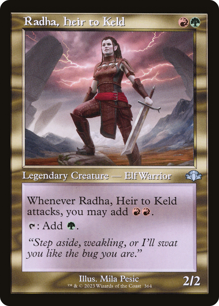 Image of Radha, Heir to Keld (Retro Frame) (DMR-364) - Dominaria Remastered
