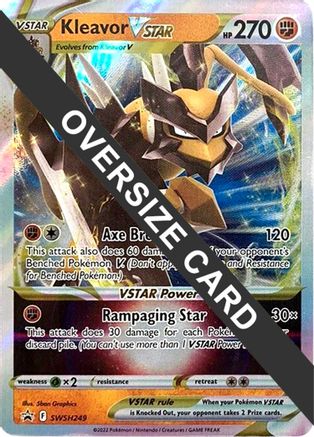 Image of Kleavor VSTAR SWSH249  - Holofoil Jumbo Cards - Promo