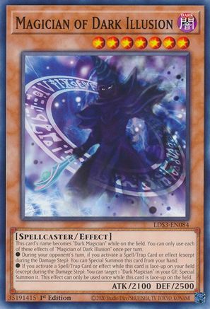 Image of Magician of Dark Illusion (LDS3-EN084) - Legendary Duelists: Season 3 1st Edition