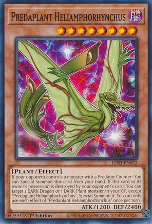 Image of Predaplant Heliamphorhynchus (LDS3-EN072) - Legendary Duelists: Season 3 1st Edition