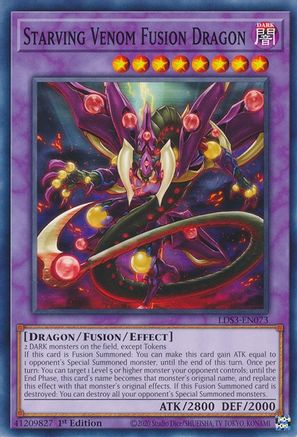 Image of Starving Venom Fusion Dragon (LDS3-EN073) - Legendary Duelists: Season 3 1st Edition