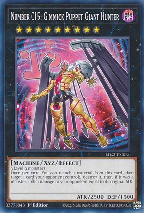 Image of Number C15: Gimmick Puppet Giant Hunter (LDS3-EN064) - Legendary Duelists: Season 3 1st Edition