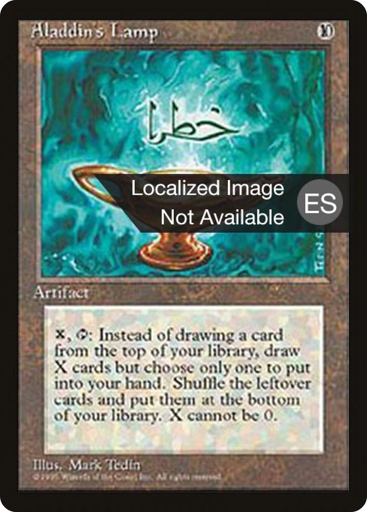 Image of Aladdin's Lamp (4BB-) - Fourth Edition Foreign Black Border