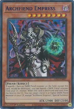 Image of Archfiend Empress (Blue) (LDS3-EN007) - Legendary Duelists: Season 3 1st Edition