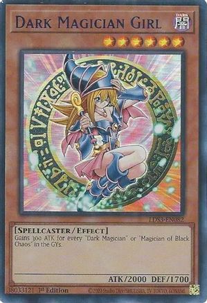 Image of Dark Magician Girl (Blue) (LDS3-EN082) - Legendary Duelists: Season 3 1st Edition