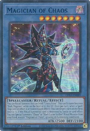 Image of Magician of Chaos (Blue) (LDS3-EN089) - Legendary Duelists: Season 3 1st Edition