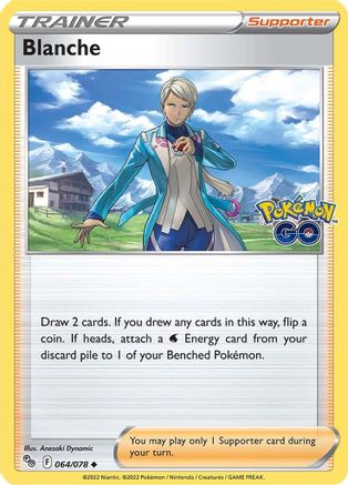 Image of Blanche 064/078  - Reverse Holofoil Pokemon GO - Uncommon