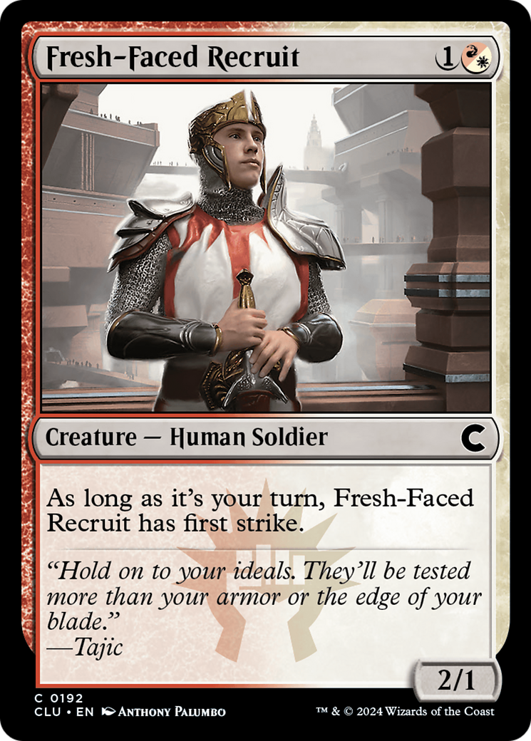 Image of Fresh-Faced Recruit (CLU-192) - Ravnica: Clue Edition