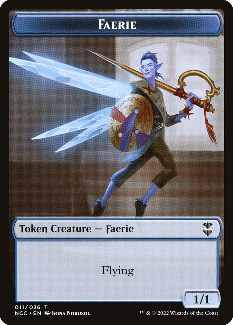 Image of Faerie (TNCC-011) - New Capenna Commander Tokens Foil