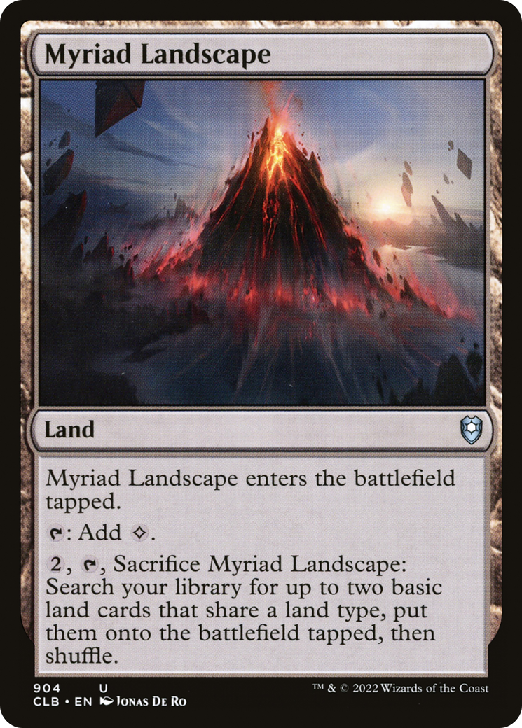 Image of Myriad Landscape (CLB-904) - Commander Legends: Battle for Baldur's Gate