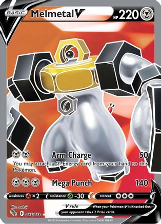 Image of Melmetal V (Full Art) 075/078  - Holofoil Pokemon GO - Ultra Rare