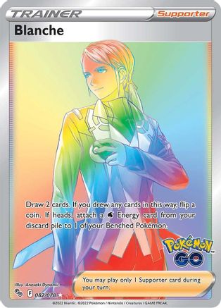 Image of Blanche (Secret) 082/078  - Holofoil Pokemon GO - Secret Rare