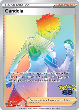 Image of Candela (Secret) 083/078  - Holofoil Pokemon GO - Secret Rare