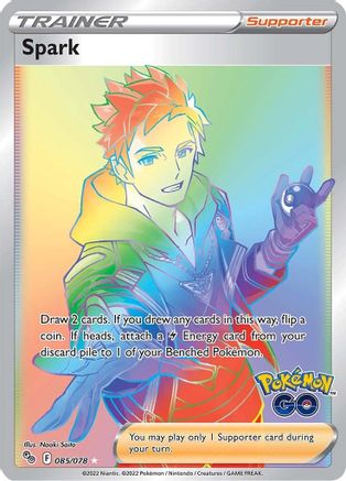 Image of Spark (Secret) 085/078  - Holofoil Pokemon GO - Secret Rare