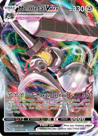Image of Melmetal VMAX 048/078  - Holofoil Pokemon GO - Ultra Rare
