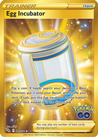 Image of Egg Incubator (Secret) 087/078  - Holofoil Pokemon GO - Secret Rare