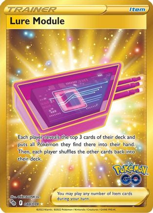 Image of Lure Module (Secret) 088/078  - Holofoil Pokemon GO - Secret Rare