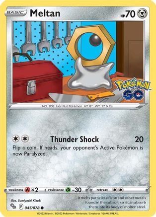 Image of Meltan 045/078  Pokemon GO - Common