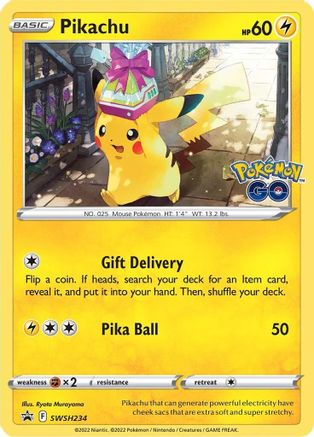 Image of Pikachu SWSH234  - Holofoil SWSH Sword & Shield Promo Cards - Promo