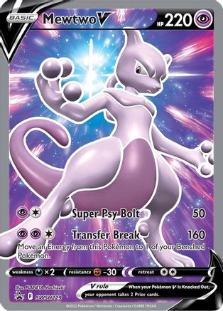 Image of Mewtwo V SWSH229  - Holofoil SWSH Sword & Shield Promo Cards - Promo