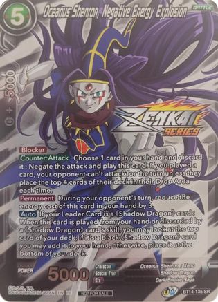 Image of Oceanus Shenron, Negative Energy Explosion (Event Pack 10) (Alternate Foil) (BT14-135) - Tournament Promotion Cards Foil
