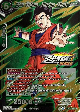 Image of Son Gohan, Hidden Might (Event Pack 10) (Alternate Foil) (DB3-055) - Tournament Promotion Cards Foil