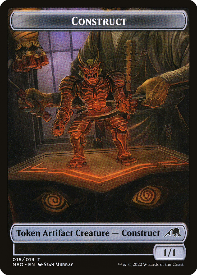 Image of Construct Token (015) (NEO-015) - Kamigawa: Neon Dynasty Tokens