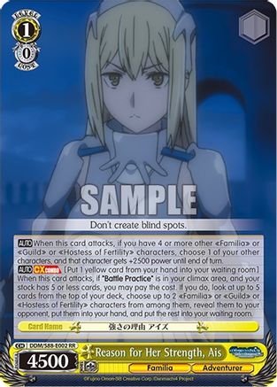 Image of Reason for Her Strength, Ais (DDM/S88-E002 RR) - Is it Wrong to Try to Pick Up Girls in a Dungeon?