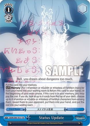 Image of Status Update (DDM/S88-TE17 TD) - Is it Wrong to Try to Pick Up Girls in a Dungeon?