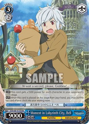 Image of Moment in Labyrinth City, Bell (RRR) (DDM/S88-TE15R RRR) - Is it Wrong to Try to Pick Up Girls in a Dungeon?