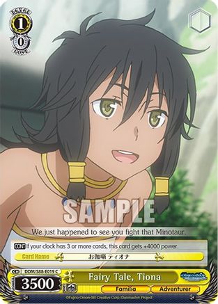 Image of Fairy Tale, Tiona (DDM/S88-E019 C) - Is it Wrong to Try to Pick Up Girls in a Dungeon?