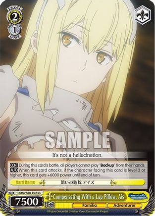 Image of Compensating With a Lap Pillow, Ais (DDM/S88-E023 C) - Is it Wrong to Try to Pick Up Girls in a Dungeon?