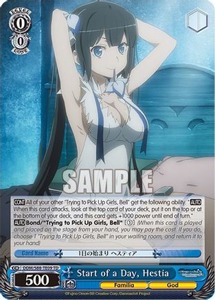 Image of Start of a Day, Hestia (DDM/S88-TE09 TD) - Is it Wrong to Try to Pick Up Girls in a Dungeon?