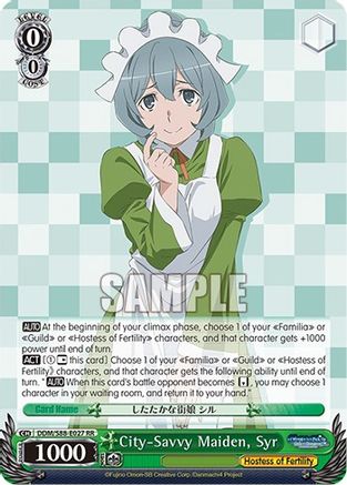 Image of City-Savvy Maiden, Syr (DDM/S88-E027 RR) - Is it Wrong to Try to Pick Up Girls in a Dungeon?