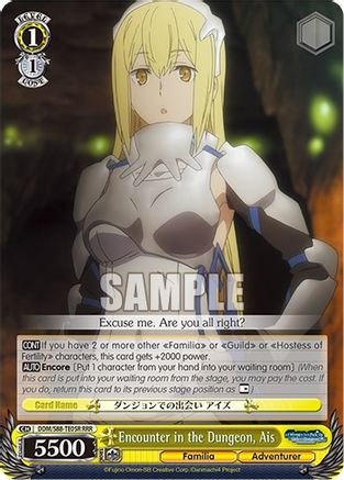 Image of Encounter in the Dungeon, Ais (RRR) (DDM/S88-TE05R RRR) - Is it Wrong to Try to Pick Up Girls in a Dungeon?