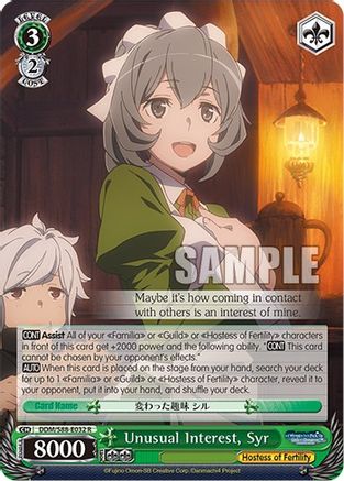 Image of Unusual Interest, Syr (DDM/S88-E032 R) - Is it Wrong to Try to Pick Up Girls in a Dungeon?